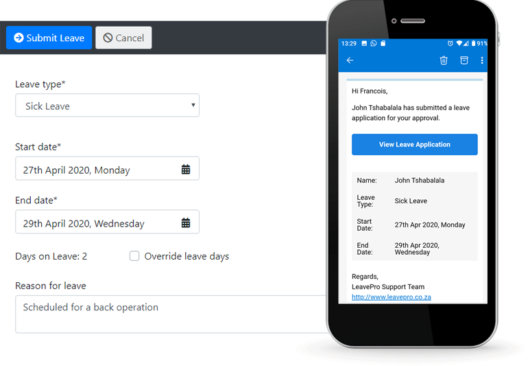 LeavePro Learn more about how our online leave management system works