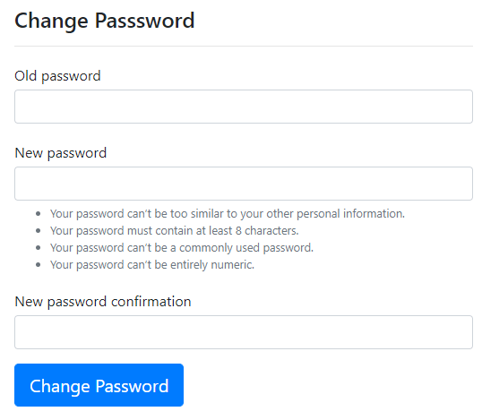 Enter new password