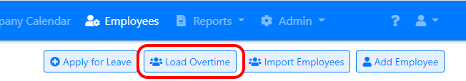 Load overtime button